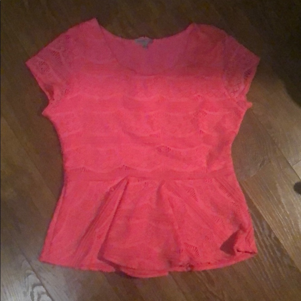 Charlotte Russe Peplum top